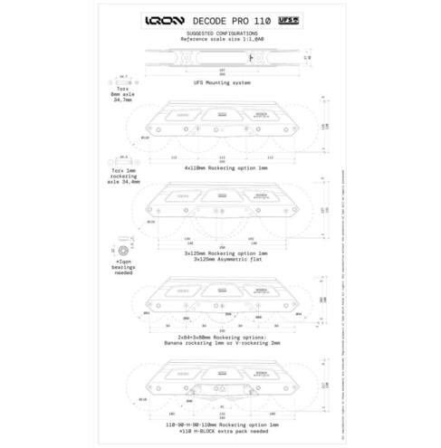 Podvozky Iqon AG Decode Pro 110 Bright Combo