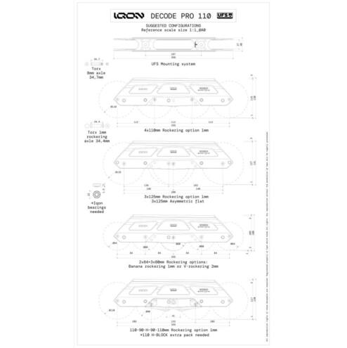 Podvozky Iqon AG Decode Pro 110 Dark