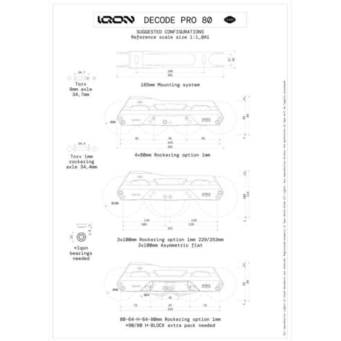 Podvozky Iqon CL Decode Pro 80 Bright