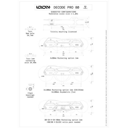 Podvozky Iqon TR Decode Pro 80 Dark