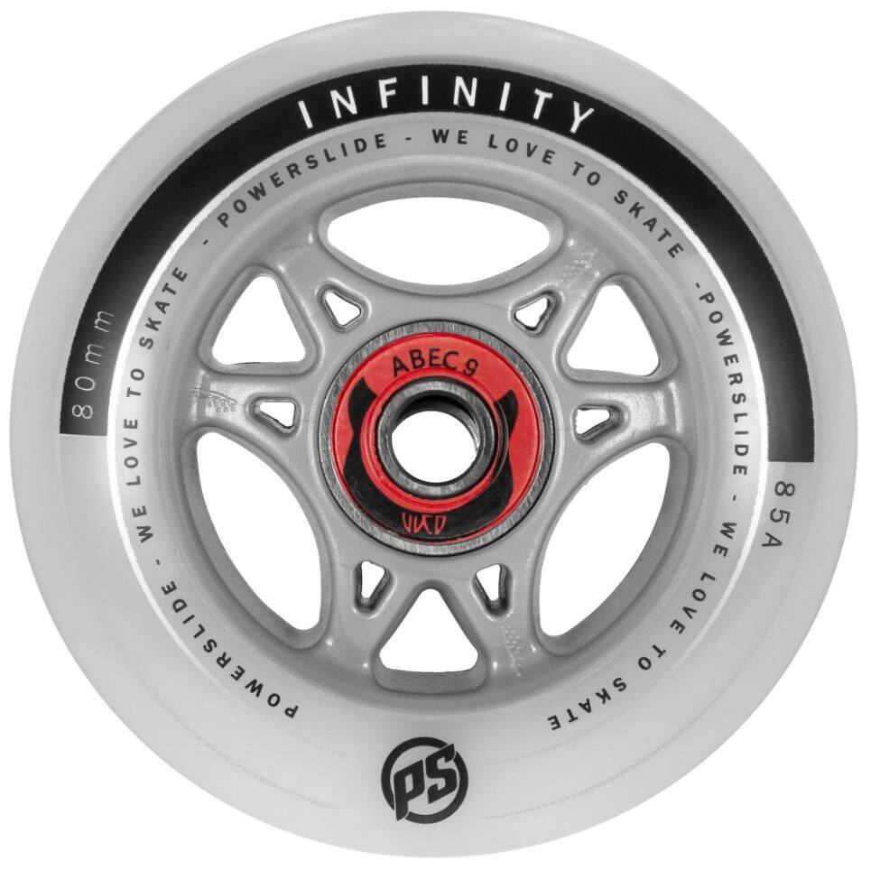 Powerslide Kolečka Powerslide Infinity RTR s ložisky Abec 9 (4ks), 80, 85A