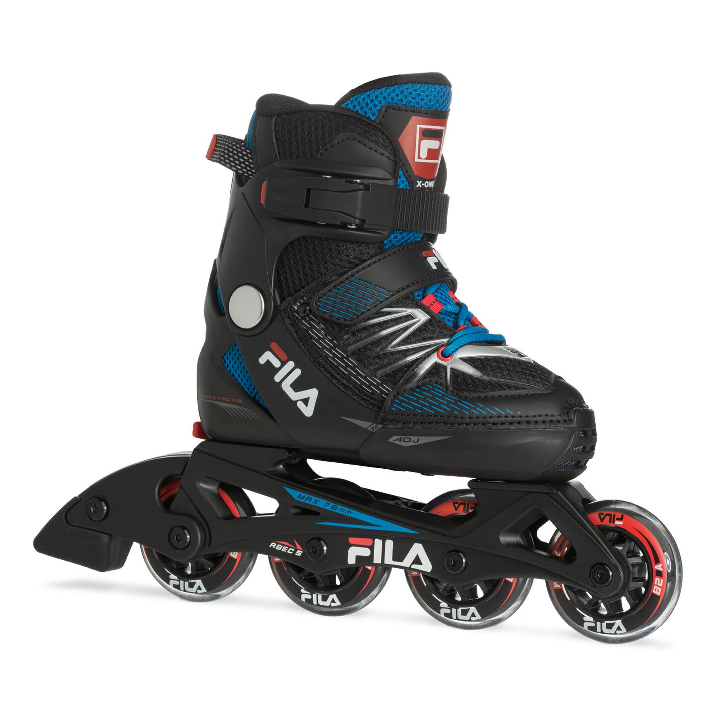 Fila Dětské kolečkové brusle Fila X-One Boy 2023, S, 29-30, 4x, 72