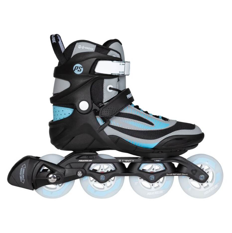 Powerslide Kolečkové brusle Powerslide Phuzion Radon Slate Grey 84 Trinity, 37, 4x, 84