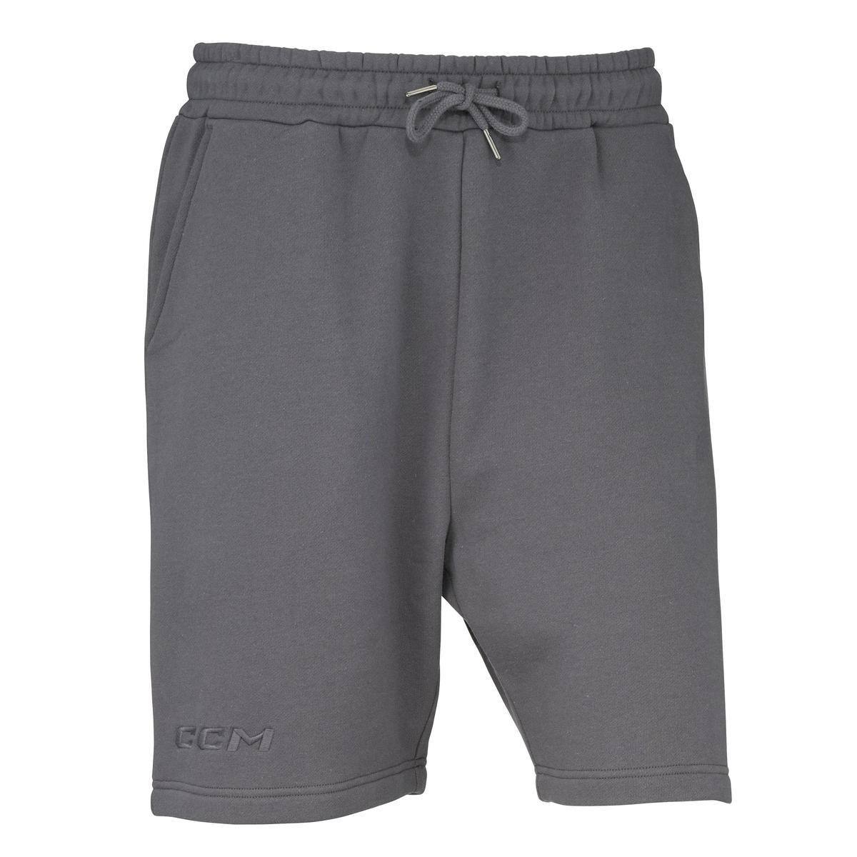 CCM Kraťasy CCM Core Fleece Short SR, šedá, Senior, M