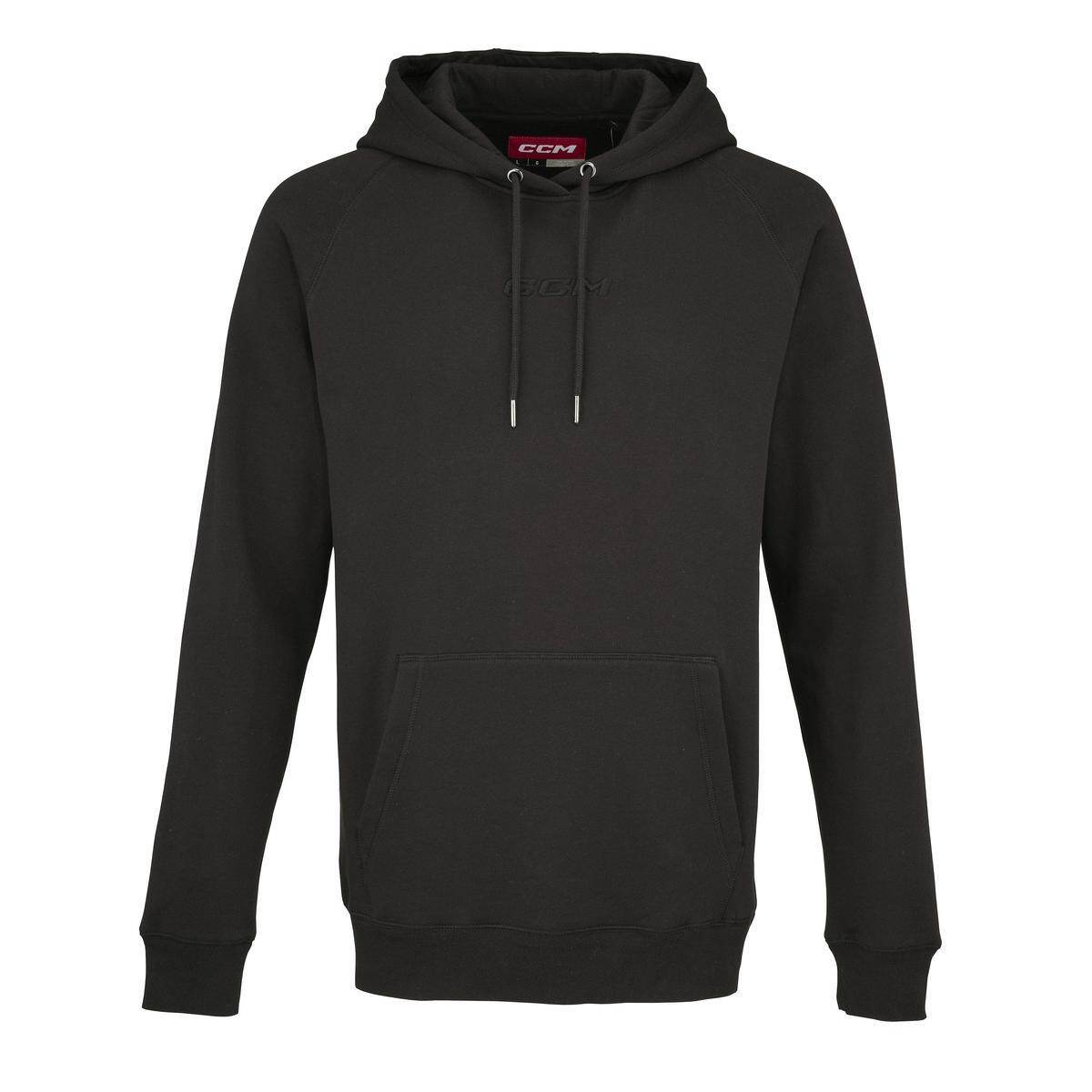 CCM Mikina CCM Core Pullover Hoodie SR, černá, Senior, S