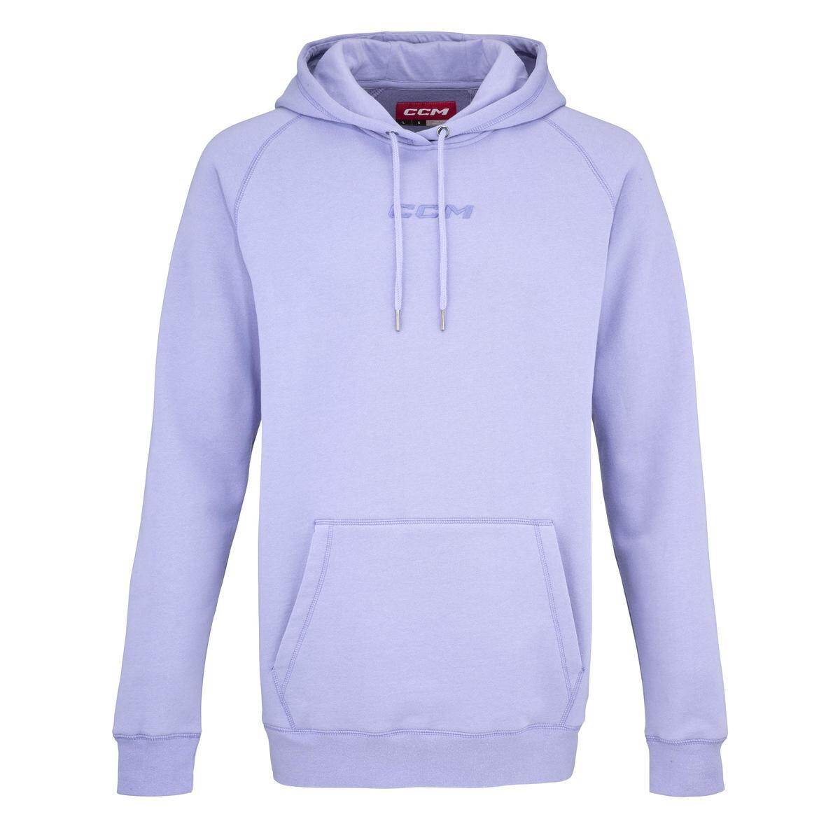 CCM Mikina CCM Core Pullover Hoodie SR, fialová, Senior, XXL
