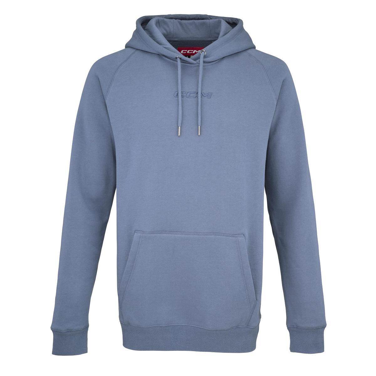 CCM Mikina CCM Core Pullover Hoodie YTH, modrá, Dětská, XL