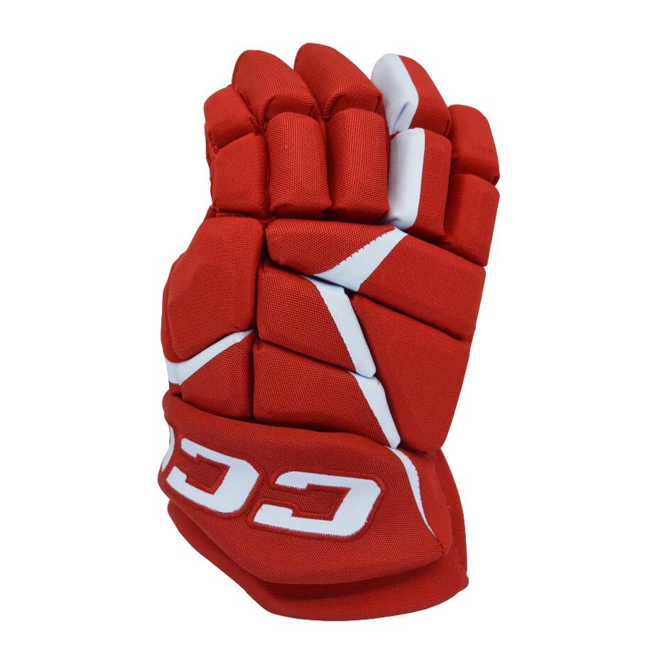 CCM Hokejové rukavice CCM Jetspeed FT680 SR, červená-bílá, Senior, 15"