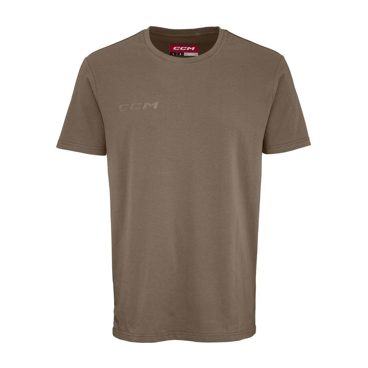 CCM Triko CCM Core SS Tee SR, hnědá, Senior, M