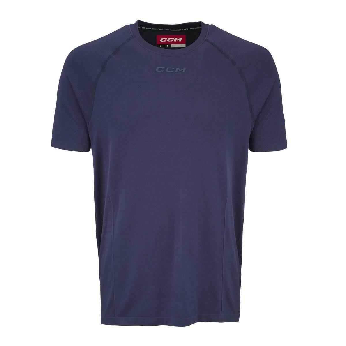 CCM Triko CCM Premium Training Tee SR, tmavě modrá, Senior, L