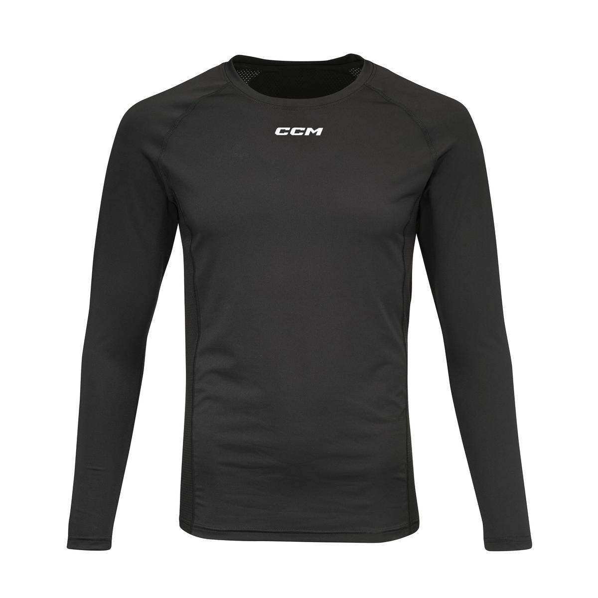 CCM Triko s dlouhým rukávem CCM Performance SR, černá, Senior, L