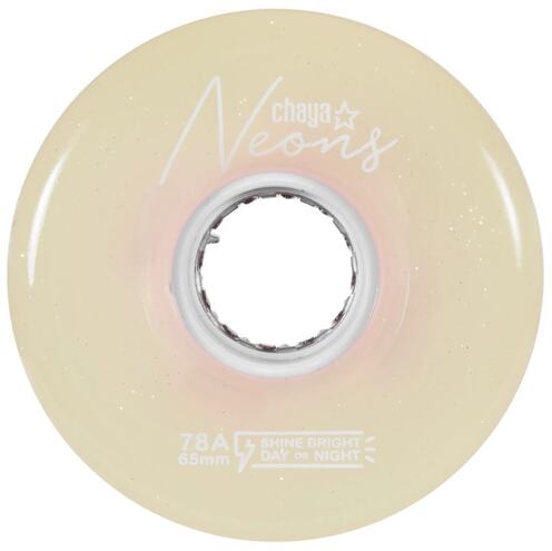 Kolieska Chaya Neon LED White (4ks)