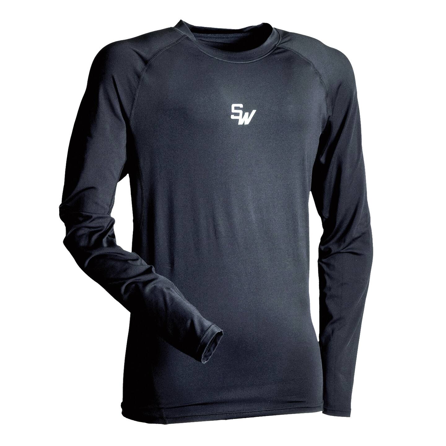 Sherwood Triko s dlouhým rukávem Sherwood Clima Plus Compression JR, černá, Junior, L