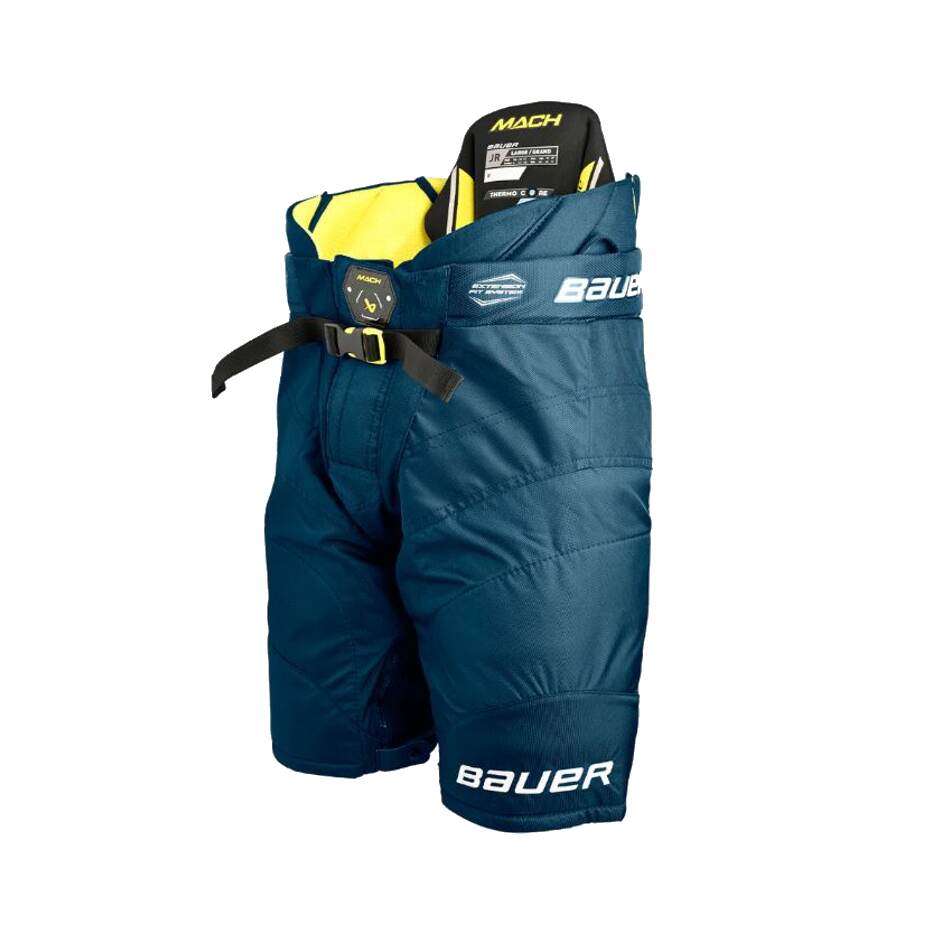 Bauer Hokejové kalhoty Bauer Supreme Mach S23 JR, Junior, tmavě modrá, L