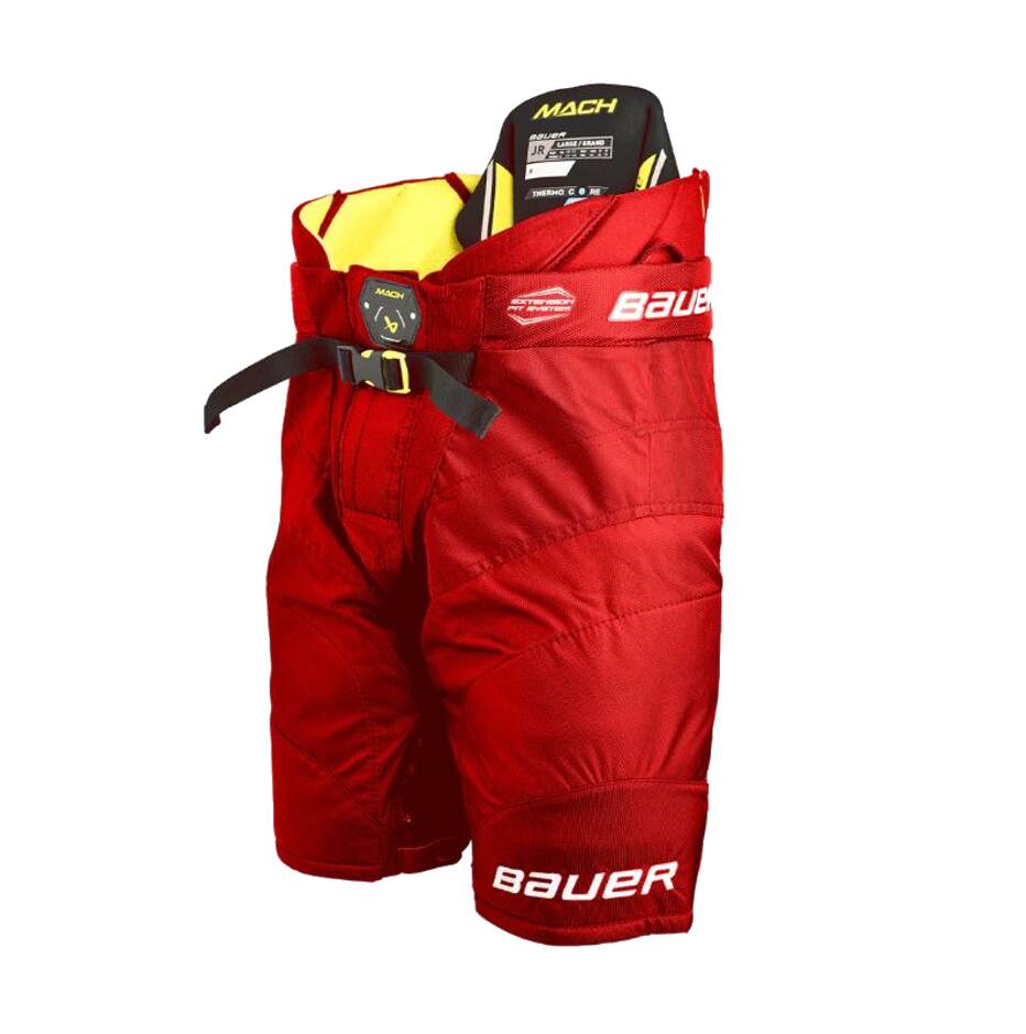 Bauer Hokejové kalhoty Bauer Supreme Mach S23 JR, Junior, červená, M