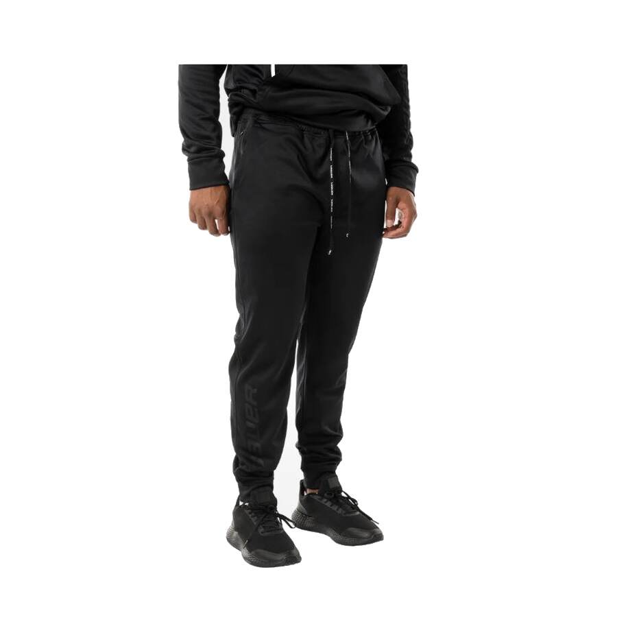 Bauer Kalhoty Bauer Team Fleece Jogger SR, Senior, černá, XL