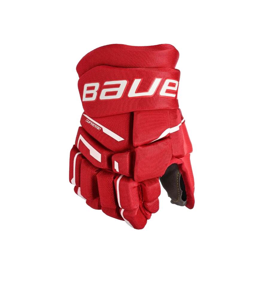 Bauer Hokejové rukavice Bauer Supreme M3 S23 JR, Junior, červená, 10"