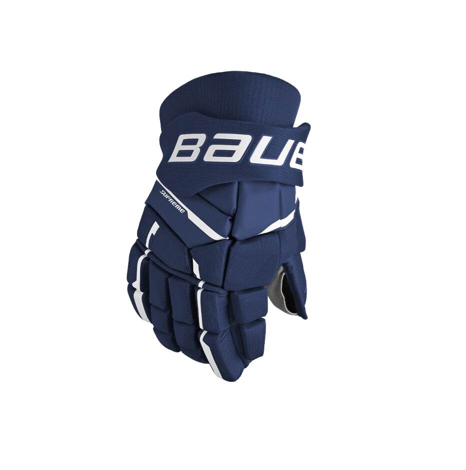 Bauer Hokejové rukavice Bauer Supreme M3 S23 SR, Senior, tmavě modrá, 14"