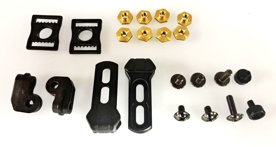 Mounting kit to player facemask  (complete)