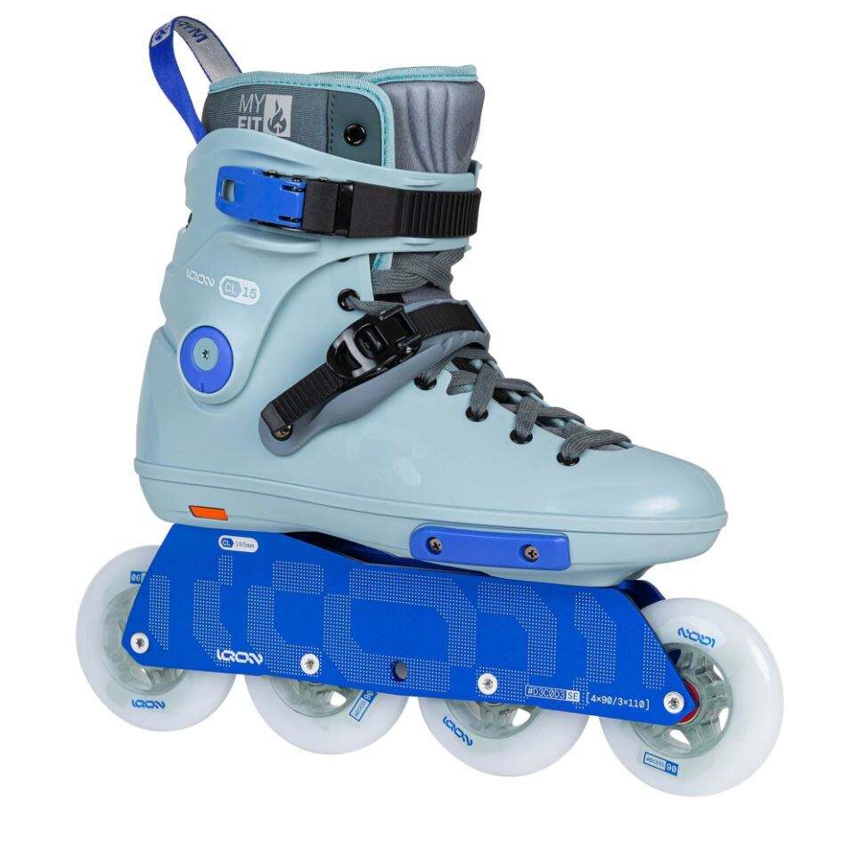Powerslide Kolečkové brusle Iqon CL 15 Blue, 4x, 90, 38-39