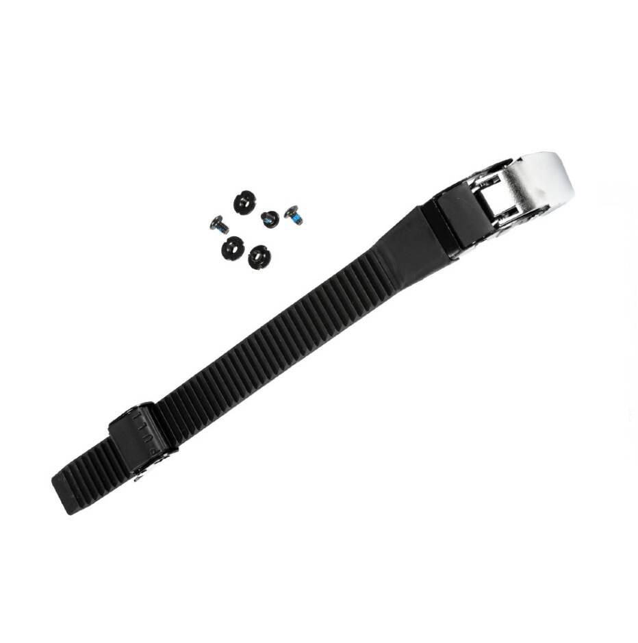 Powerslide Přezka + Pásek Powerslide Classic Buckle Set Silver 22cm, pravá