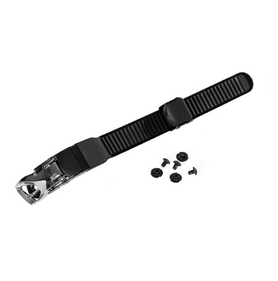 Powerslide Přezka + Pásek Powerslide Prime Alu Buckle Set Silver 21,5cm, levá