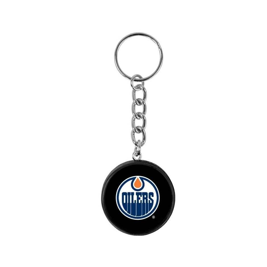 InGlasCo Přívěšek na klíče NHL Minipuk, Edmonton Oilers