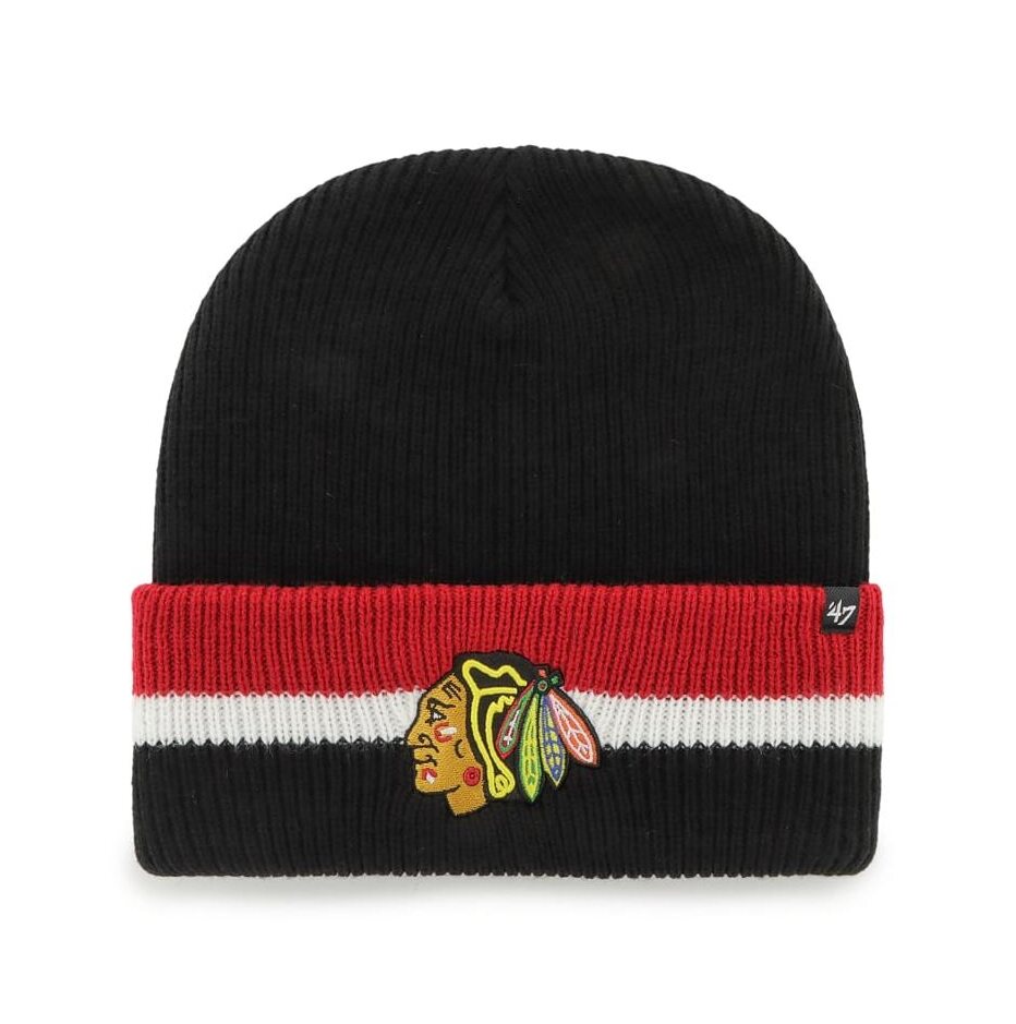 47' Brand Čepice NHL 47 Brand Split Cuff Knit SR, Senior, Chicago Blackhawks