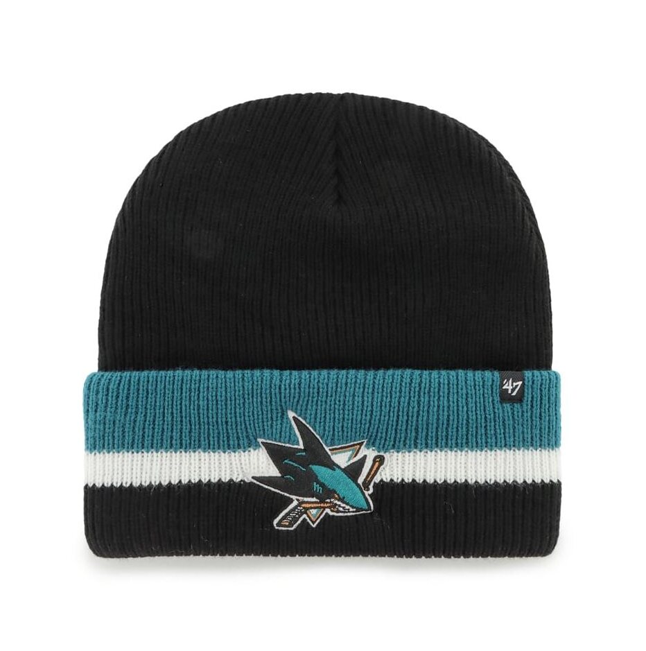 47' Brand Čepice NHL 47 Brand Split Cuff Knit SR, Senior, San Jose Sharks