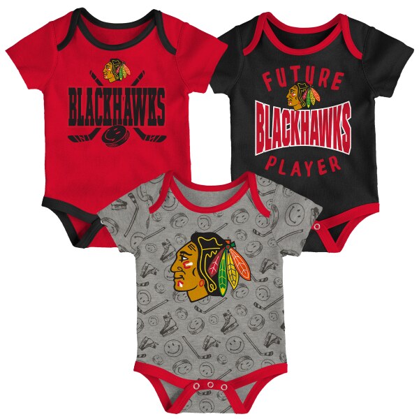 Outerstuff Bodyčka Outerstuff NHL Slam Dunk (3ks) YTH, Dětská, Chicago Blackhawks, 18M