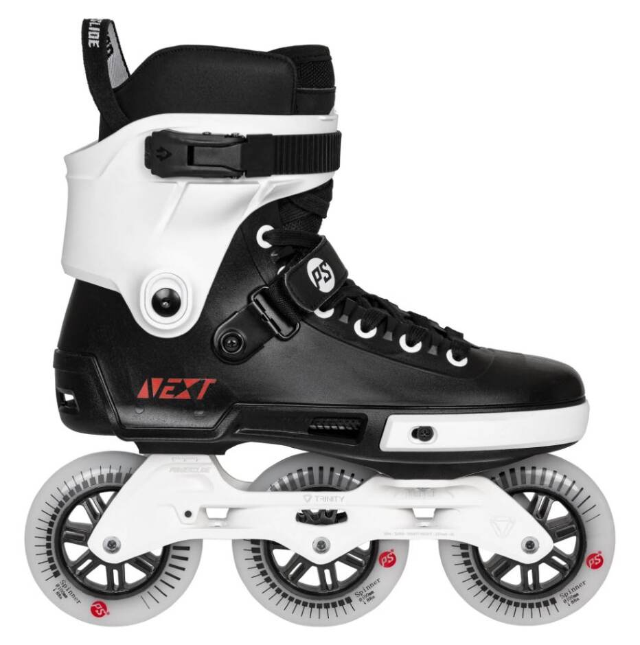 Powerslide Kolečkové brusle Powerslide Next Core Black/White 100 Trinity, 3x, 100, 42-43