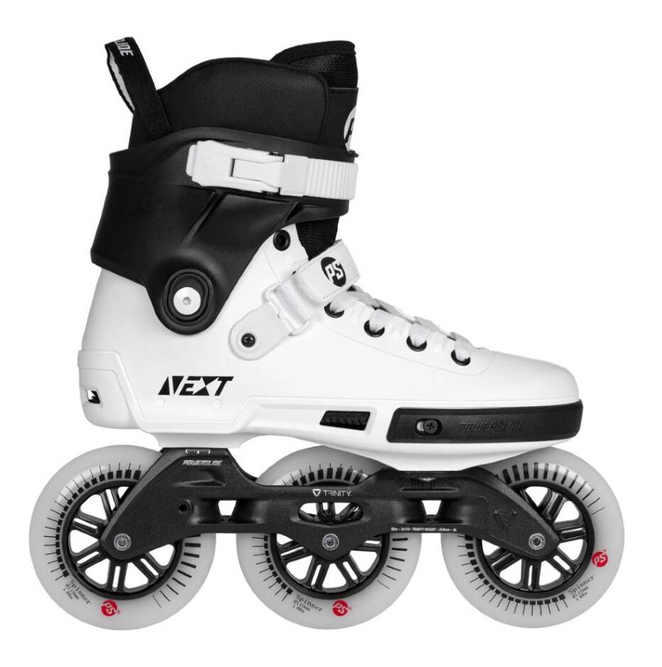 Powerslide Kolečkové brusle Powerslide Next Core Black 110 Trinity, 3x, 110, 42-43