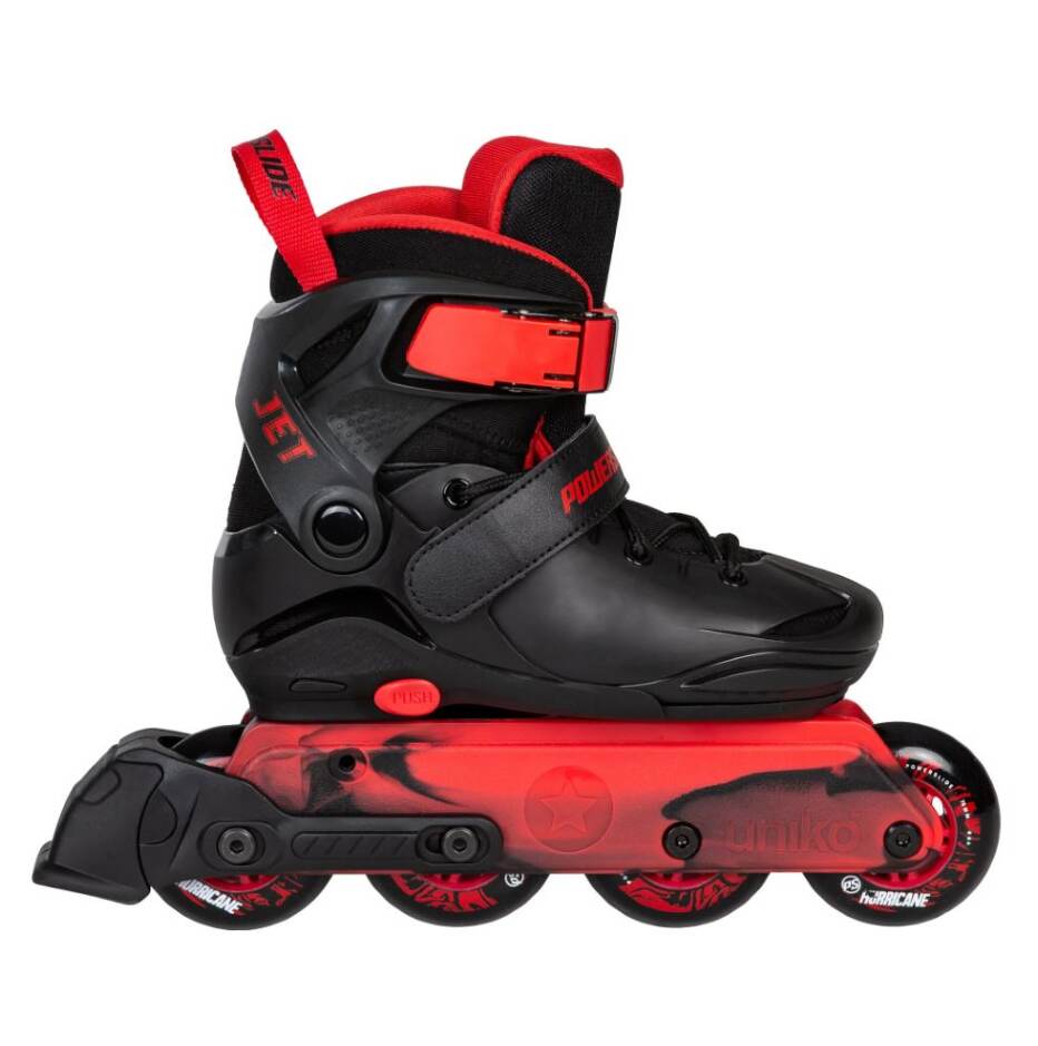 Powerslide Dětské kolečkové brusle Powerslide Jet Black, 4x, 62, 27-30