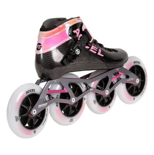 Kolieskové korčule Powerslide Accel Race Pink 110/100