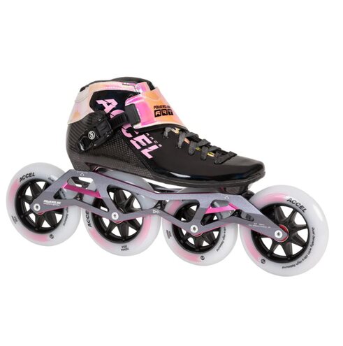 Kolieskové korčule Powerslide Accel Race Pink 110/100