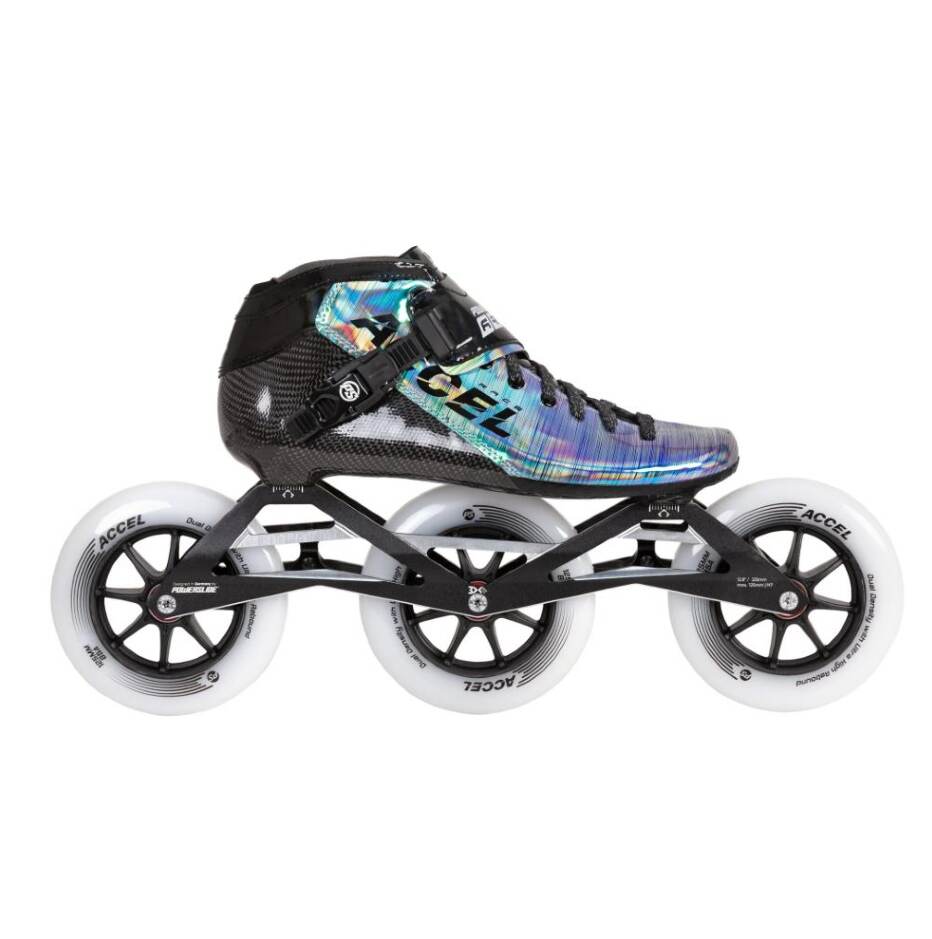 Powerslide Kolečkové brusle Powerslide Accel Race Reflective 125, 44, 3x, 125