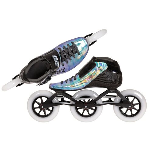 Kolieskové korčule Powerslide Accel Race Reflective 125