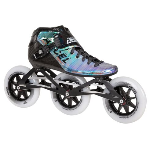 Kolieskové korčule Powerslide Accel Race Reflective 125