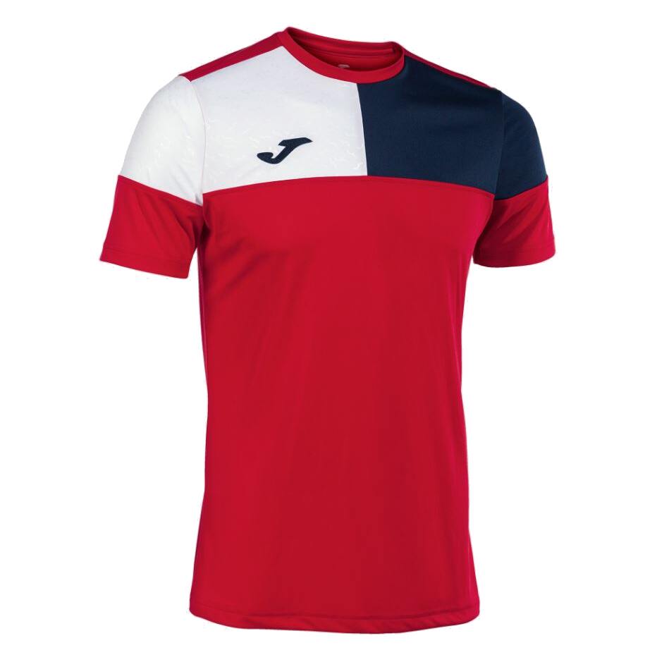 Joma Triko Joma Crew V, červená-tmavě modrá-bílá, L
