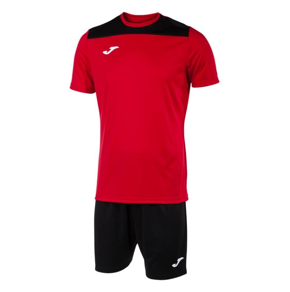 Joma Triko + Kraťasy Joma Phoenix II Set, červená-černá, XXXS