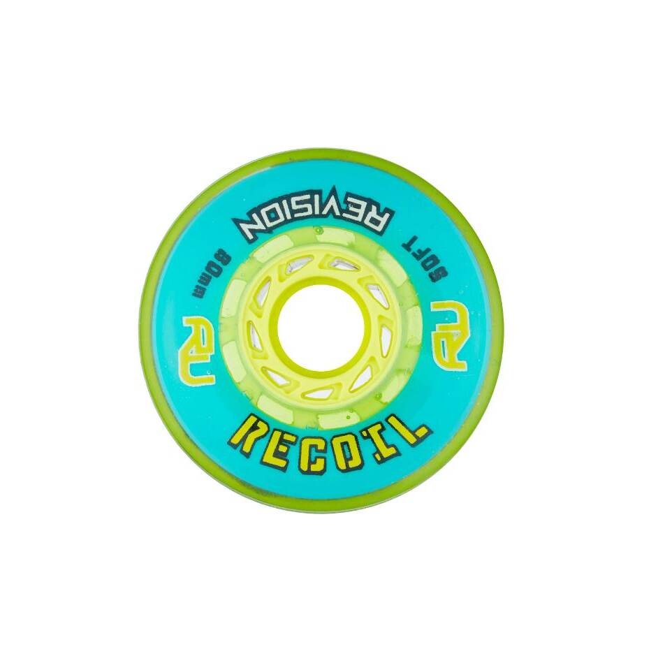Revision Kolečka Revision Recoil Soft Teal/Yellow (1ks), 80, 76A