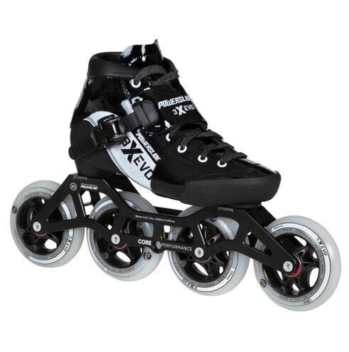 Detské kolieskové korčule Powerslide XXX Adjustable Evo Black/White