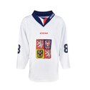 Reprezentačný dres CCM bez reklám biely Pastrňák