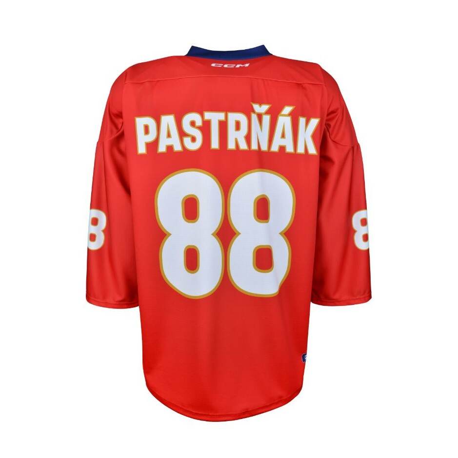 CCM Reprezentační dres CCM bez reklam červený Pastrňák, Senior, červená, M