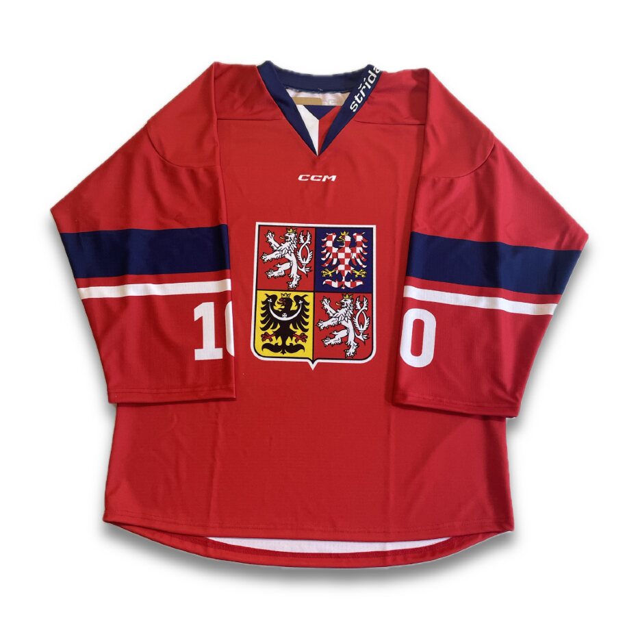 CCM Reprezentační dres CCM bez reklam červený Červenka, Senior, červená, M