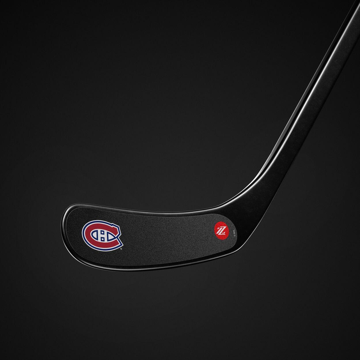 Rezztek Páska na čepel Rezztek Doublepack NHL (2páry), Junior, černá, Montreal Canadiens