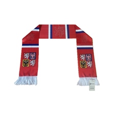 Fan scarf Czech national team Czech state emblem
