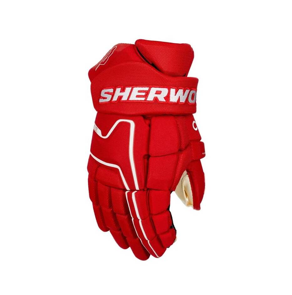 Sherwood Hokejové rukavice Sherwood Code Encrypt Pro SR, Senior, červená, 13"