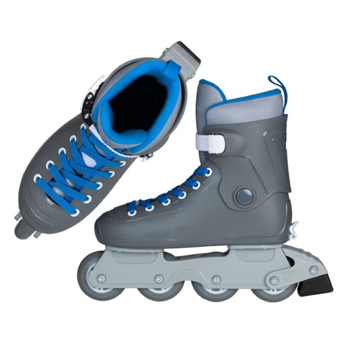 Detské kolieskové korčule Playlife Cruiser Grey ADJ.