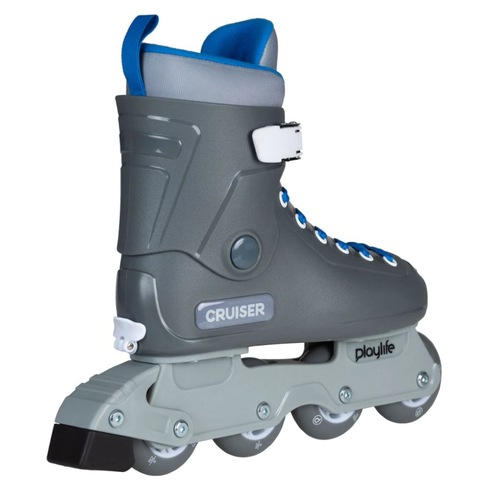 Detské kolieskové korčule Playlife Cruiser Grey ADJ.